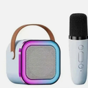 BYTECH K12 Mini Karaoke Speaker Bluetooth LED Light Wireless Mic Rechargeable