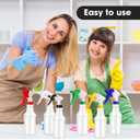 Rtteri 24 Pcs 16 Oz Plastic Spray Bottle for Cleaning Solutions Bulk Empty and Reusable Leak Proof Spraying Bottles for Cleaning, Water, Auto Details, Commercial, Bathroom(Multi Color)