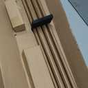 Double Curtain Rods 72 to 144 Inches(6-12feet) for Window, Adjustable Telescoping Drapery Rod with Aluminum Alloy Brackets, 1 Inch Diameter Front, 5/8 Inch Diameter Back Pipe, Brown Woodgrain