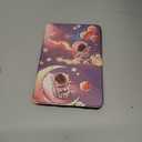 Kidcube for Amazon Kindle Fire 7 Tablet Case 12th Generation 2022 Release for Women Girls Boys Cute Folio Cover Cartoon Astronaut Design Rotating Stand with Auto Wake/Sleep for Kindle Fire 7 Cases 7"