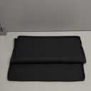 Waterproof Under Sink Mat 34" x 19", Silicone Cabinet Liner, Rubber Protector for Kitchen and Bathroom, Keeps Cabinets Clean, Dry, and Organized (Black)