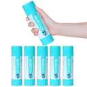 Darice Giant Glue Sticks, Large 115-gram/4.05oz Jumbo XL Glue Stick - Washable, Non-Toxic - Classroom School Supplies - 6 Pack (White)