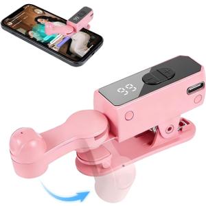 Wireless Auto Clicker for Smart Phone, Rechargeable Phone Screen Device Speed Clicker for iPhone iPad Apps, Fast Click Continuous Click for Tiktok, Live Broadcasts Likes