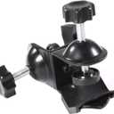 Selens 2 Pieces Heavy Duty Metal Dual Double U Clip C Clamp Type Bracket Mount for Photo Studio Boom Arm Light Stand