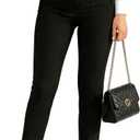 Kubsid Womens Straight Leg Pants 2026 High Waisted Stretchy Business Casual Work Pants Dress Office Trousers with Pockets (Black, XL)