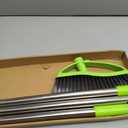 Soft Bristles Green Angle Broom Long Handle Indoor Broom for Hardwood Floor Sweeping Floor Cleaning Broom