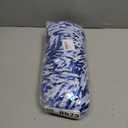 30 Packs Blue White Cheer Pom Poms with 11Inches Long Baton Handle,Cheerleading Pom Poms for Dance Team Spirit Party Football Basketball Club