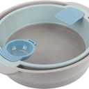 4-in-1 Baking Tools Set, Large Size, Flour Sifter, Egg Separator, Mixing Bowl, Dough Scraper, Multi-purpose Plastic Baking Tools for Making Pastry Biscuit, Space-Saving Bread Baking Tools,14.5