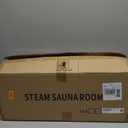 Upgraded Sauna Box for Relaxation, Detoxification, Portable Steam Sauna for Home with Steamer, 9 Levels, 2.6 x 2.6 x 5.9