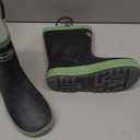 K KomForme Kids Rain Boots, Waterproof Rubber Matte Boots with Easy-on Handles (1 Big Kid) 7.9