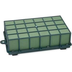 FloraCraft Floral Cage Arranger with Floral WetFM 3.75 Inch x 7 Inch x 12.75 Inch Green