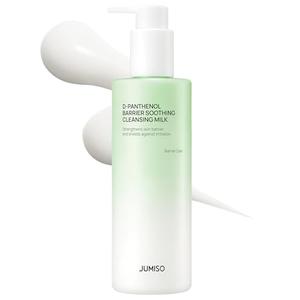 JUMISO D-Panthenol Barrier Soothing Cleansing Milk (300ml/10.14oz) – 92% Cleansing Power 5-Ceramide Gentle Ophthalmologist Tested First Cleanser, Sting-Free Sunscreen & Makeup Melt for Sensitive Skin