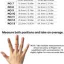 Smart Ring Health Tracker,Heart Rate&Sleep Tracking Wearable,Waterproof Fitness Ring for Women/Men,Free Subscription,Scratch-Resistant and Scratch-Free Smart Ring Fitness Tracker (Black, 12)