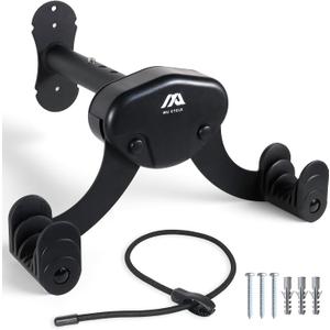 Buffalo Bike Wall Mount Rack Adjustable Heavy-Duty Horizontal Indoor Hanger for Road, Mountain & Hybrid Bikes up to 48.5 lbs / 22 kg, Space-Saving Garage & Apartment Storage