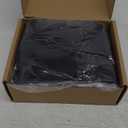 Amazon Basics Lightweight Microfiber 3-Piece Duvet Cover Set with Zipper Closure, Full/ Queen, Black, Solid