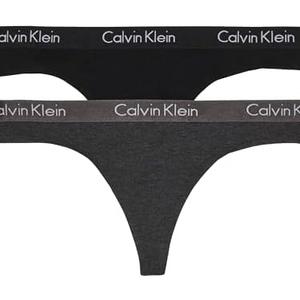 Calvin Klein Women's Motive Cotton Multipack Thong Panty S