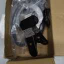 10X Magnifying Glass with Light, Clip on Mganifier with Light, 48 LED Desk Magnifying Glass wtih Clamp, 3 Modes Dimmable Magnifying LED Lamps for Bed Work Crafts DIY Repair (Black)