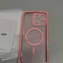 ESR for iPhone 16 Pro Max Case, Compatible with MagSafe, Full-Body Military-Grade Drop Proof Case with Built-in 9H+ Tempered Glass Screen Protector, Armor Series, Frosted Pink