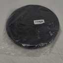 Shinnwa Bar Stool Cushion 1 PackRound Foam Padded Seat Cushions Waterproof Leather Bar Stool Covers with Elastic and Non Slip Bottom 12 Inch Black