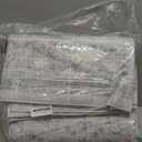 LIVEBOX Washable Area Rug 5x7 Large Boho Living Room Rug Vintage Grey Rugs for Bedroom, Lightweight Retro Carpet Floral Accent Rugs for Nursery Room High Traffic Area (Silvergray)