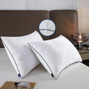 Bed Pillows for Sleeping Standard Size 2 PacksUltra Soft Fluffy Premium Soft Down Alternative Fill Set of 2 for Back,Zipper Opening Design,can add and Remove Filler According to Your Needs