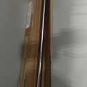 Amazon Basics No Drill Spring Tension Curtain Rod, Adjustable Extra Long 78-108" Width, Nickel, Classic Finial