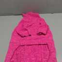 KOOLTAIL Dog Sweater for Dogs, Fall Dog Sweaters, Turtleneck Cable Knitwear Pet Cold Weather Coats with Leash Hole, Warm Winter Pullover Clothes for Bulldog, Yorkie,Boy Girl, Pink, L