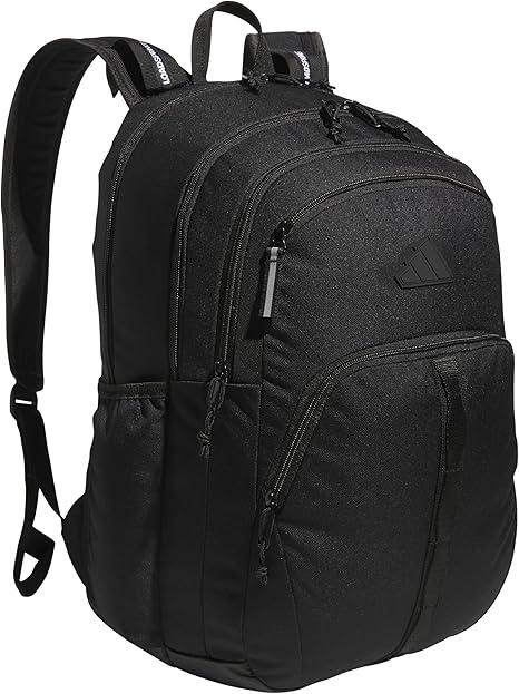 Adidas Prime Backpack for Work, Travel Bag for Women and Men with Padded Compartment for Laptop, Black