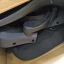 Office Chair, PU Leather Ergonomic Desk Chair with Adjustable Lumbar Support and Flip up Armrest, Breathable Mesh Computer Chair for Home Office, Black