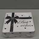 Elegant Birthday Gifts for Women, Black Bow Unique Birthday Relaxing Gifts Box with Scented Candles, Greeting Card & Home-Spa Relaxation, Birthdays Presents for Her, Best Friend, Sister, Wife