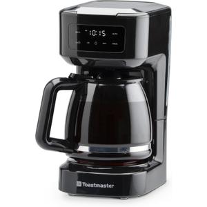 Toastmaster 12-Cup Digital Touchscreen Drip Coffee Maker, Black, TM-131CM