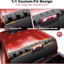 Rear Roof Protector Fit for Dodge RAM 1500 2013-2018 Upgraded TPE Truck Cab Rear Spoiler Roof Spoiler Replacement for Dodge Ram 1500 Accessories