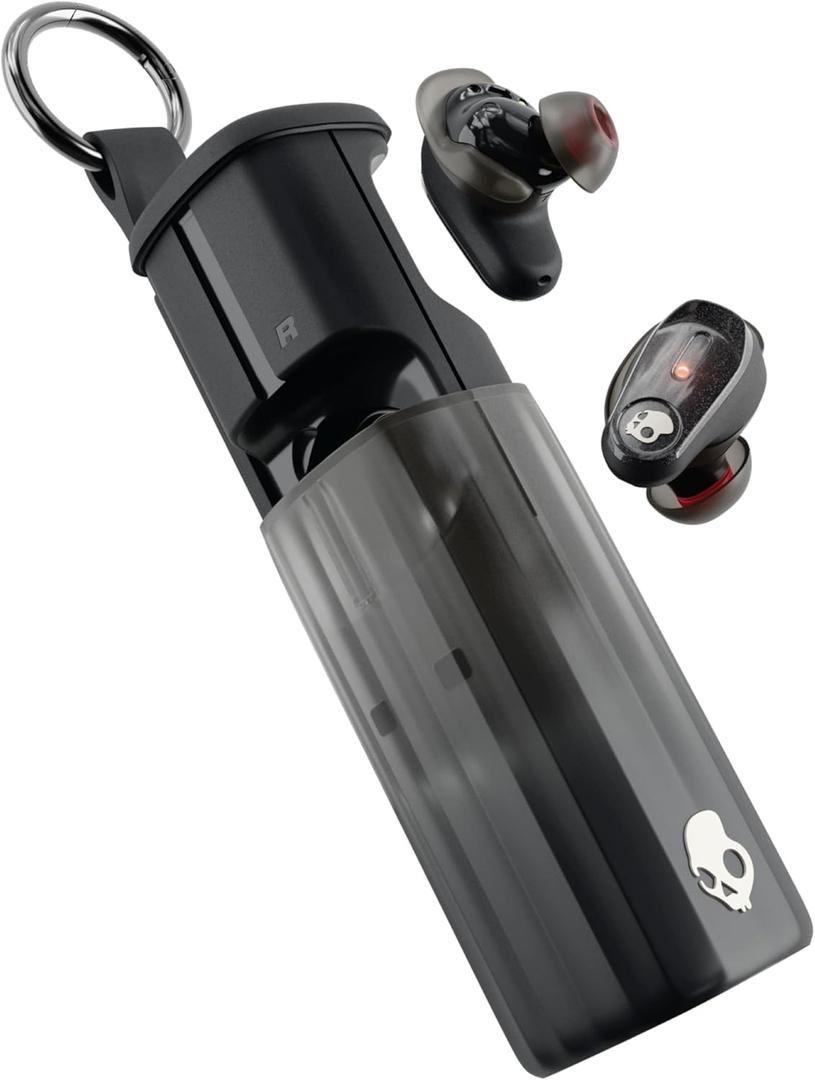 Skullcandy Method 360 ANC Wireless Earbuds, Sound by Bose, Bluetooth Headphones, Premium Noise Cancelling, Up to 40 Hrs Battery, Sweat and Water Resistant, Microphone for iPhone Android - True Black