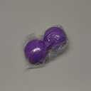 5BILLION FITNESS Peanut Massage Ball,Double Lacrosse Ball and Mobility Massage Ball for Physical Therapy - Deep Tissue Massage Tool for Myofascial Release, Muscle Relaxer, Acupoint Massage (Purple)