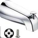 Enhon Slip On Diverter Tub Spout Compatible with Kohler GP85556, Bathroom Shower Bathtub Faucet Spout Replacement Fits 1/2'' Copper Water Tube, 5/32'' Hex Wrench Included (Chrome Color,1 Pack)