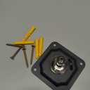 Fotoconic Wall Ceiling Mount Light Stand 5/8" Stud with 1/4" Thread, 4X Screw and 4X Expansion Anchor Tube for Photography Photo Studio Video Flash Strobe