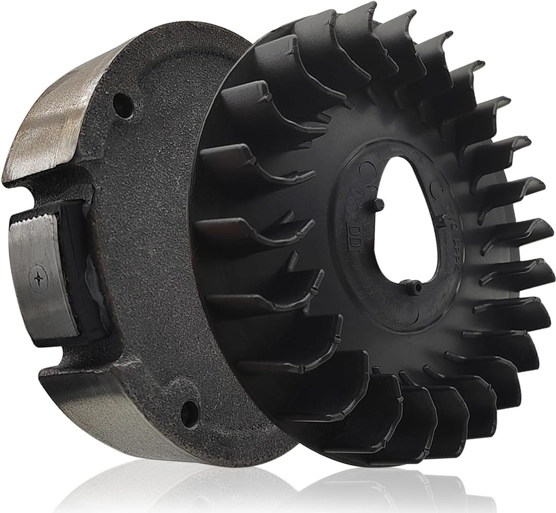 Flywheel with Magneto for Honda GX160 GX200,Champion Jiangdong 5.5HP 6.5HP Engine Snowblower Coleman Powersports 163CC 196CC Mini Dirt Bike Go Kart Scooter ATV