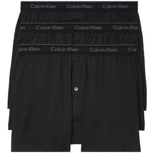 Calvin Klein Men's Cotton Classics 3-Pack Knit Boxer. Size L
