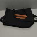 ZHMO Canvas Tote Bag for Women,Women's Bags Crossbody Bags Work Laptop Tote Bag Large Handbags Purse for Travel Nurse Teacher (Canvs Demure Black With Compartments)