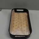 Foodi Air Frying Combo Crisper Basket for Ninja FG551 Smart Indoor Grill, Non-Stick Air Fryer Basket for Ninja Air Fryer Grills DG551/DG651 Accessories, with Disposable Perforated Paper Liners,100PCS (Yellow & Silver)