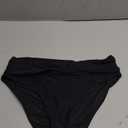 Tempt Me Women Twist Bikini Bottom Moderate High Cut Bathing Suit Bottoms Ruched Swimsuit Bottom Size M