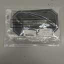 WILLBOND 24 Pcs Iron on Numbers, Jersey Heat Transfer Numbers 0 to 9 for Team Uniform T-Shirt Football Basketball Baseball(Black with Black Border,8 Inch)