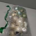 2.36" Champagne Christmas Balls Ornaments 25 Pcs Shatterproof Christmas Ornaments Set Matte Mini Champagne Ornament for Xmas Tree Halloween Holiday Party