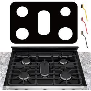 Stove Cover For 30 Inch LG Gas Range Model LRG3093 LRG3095 LRG3061 LRG3193 LRG3085 LDG3036 LDG3016 LRG3193 LRG3194, Upgraded 0.4MM Thickness Reusable Stove Burner Covers For LG Stove Protector