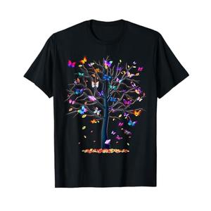 Butterfly Tree Beautiful T-Shirt 2XL