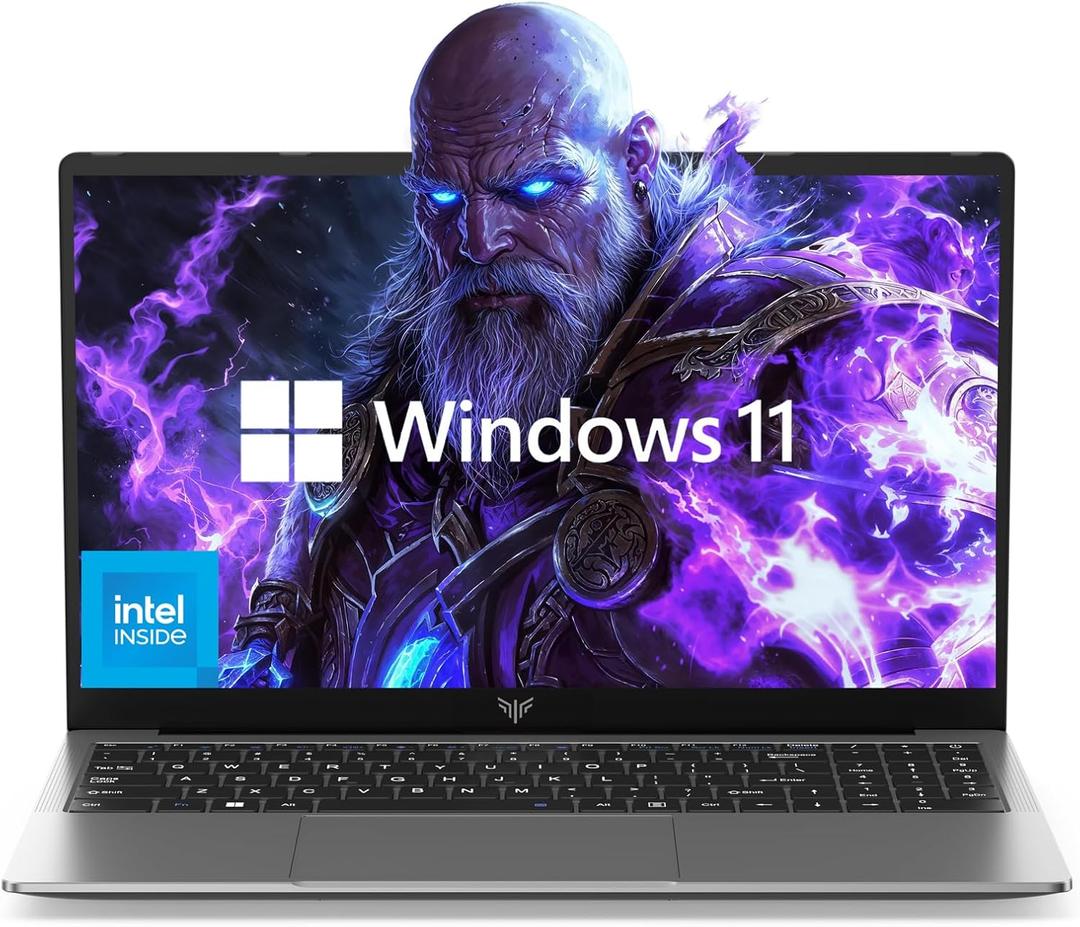 Laptop Computer Intel N97 15.6-in 16GB DDR4 512GB SSD Traditional Laptops Numeric Keypad WiFi 5 HDMI Type-C USB3.2 Webcam 3.5mm Audio Office Laptops Home Laptops