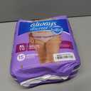 Always Discreet Adult Diapers for Women, Incontinence Underwear, Postpartum Essentials, Disposable Briefs, Max Absorbency, Bladder Leak Protection, Extra Large/XL, 15ct