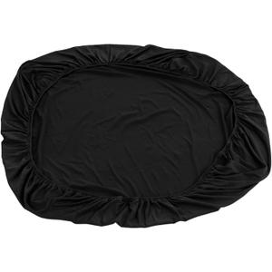 Unomor Elastic Polyester Square Tablecloth Vintage Table Covers Black Outdoor Indoor