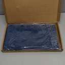 SLKQG Navy Linen Fabric Placemats Set of 4, Heat Resistant & Machine Washable Double-Layered Cloth Placemats for Dining Table, Indoor/Outdoor Use, Non-Slip Kitchen Table Mats (4, Navy)