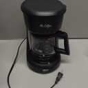 Mr. Coffee 5-Cup Mini Brew Switch Coffee Maker, Black